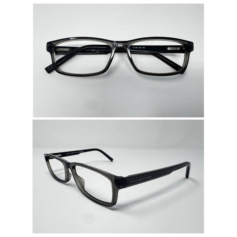 Tommy Hilfiger TH 1999 79U Gray Clear Eyeglass Frames 53-15-140